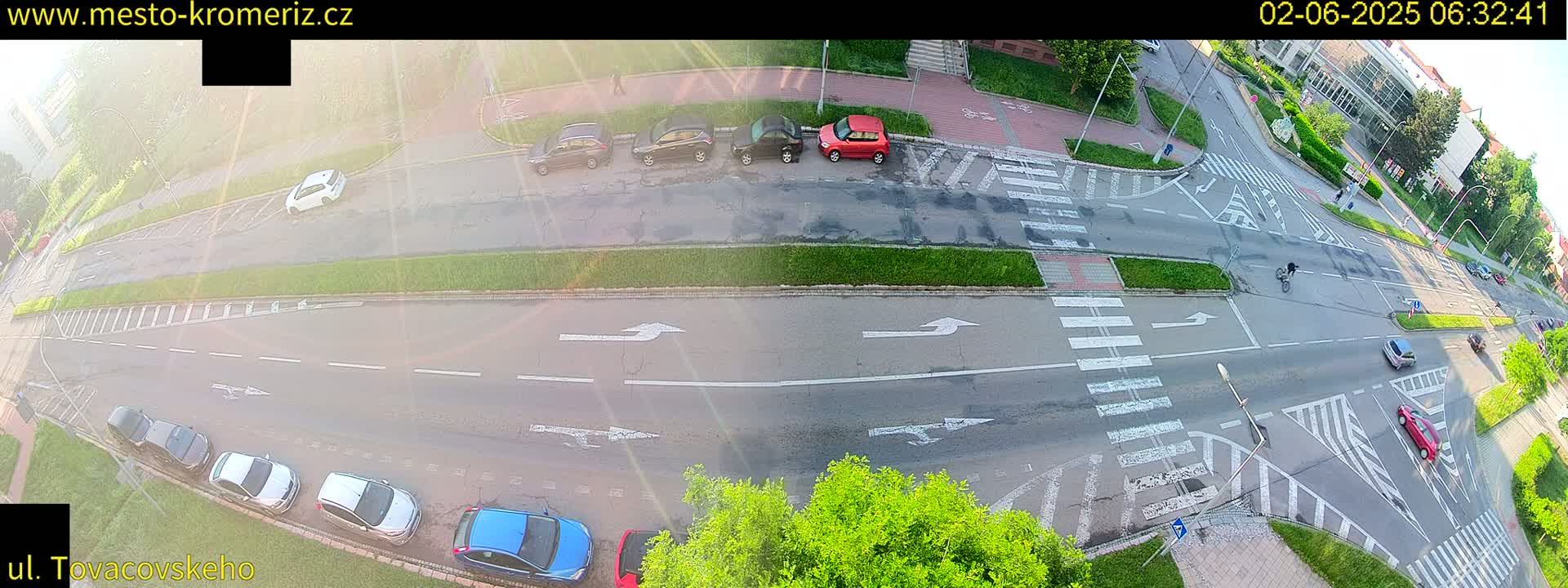 Kroměříž , Tovačovského Junction Live Cam - Kromeriz, Zlin, Czechia