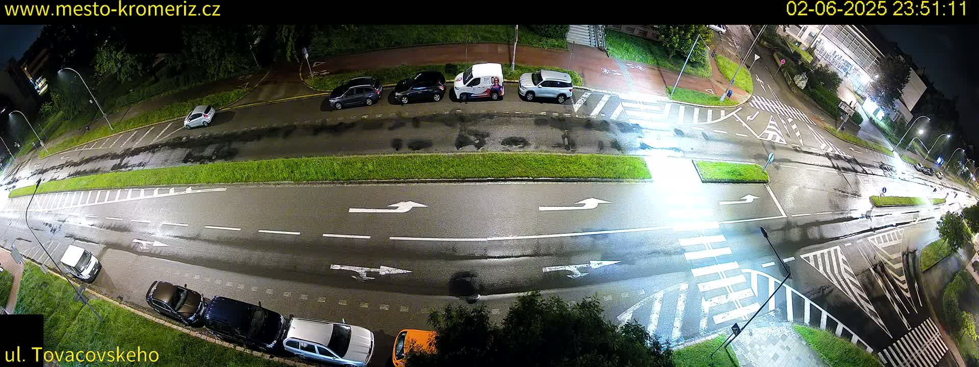 Kroměříž , Tovačovského Junction Live Cam - Kromeriz, Zlin, Czechia