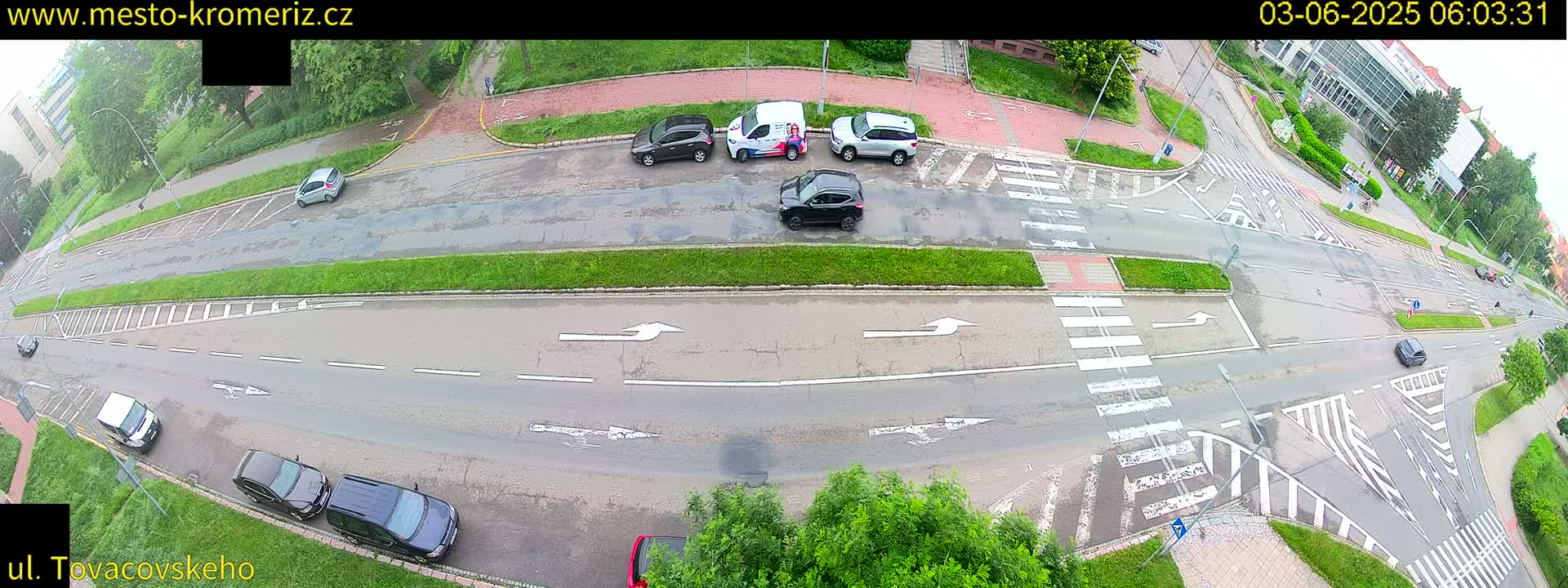 Kroměříž , Tovačovského Junction Live Cam - Kromeriz, Zlin, Czechia