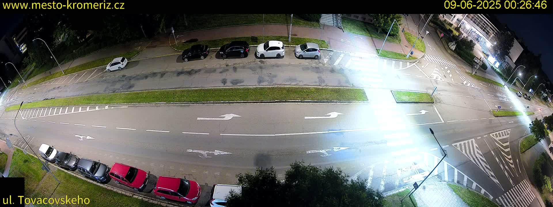 Kroměříž , Tovačovského Junction Live Cam - Kromeriz, Zlin, Czechia