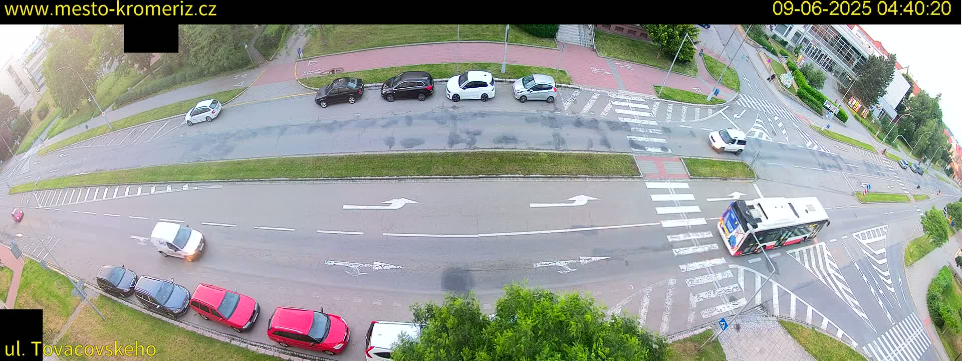 Kroměříž , Tovačovského Junction Live Cam - Kromeriz, Zlin, Czechia