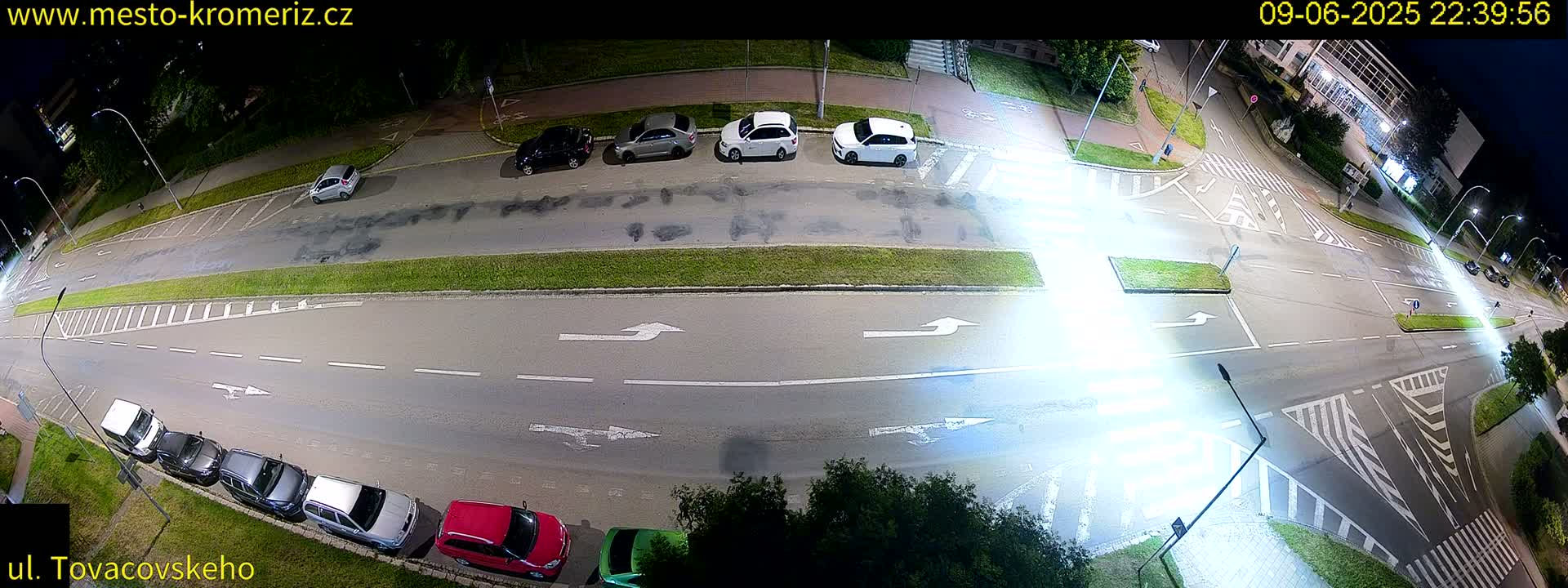 Kroměříž , Tovačovského Junction Live Cam - Kromeriz, Zlin, Czechia