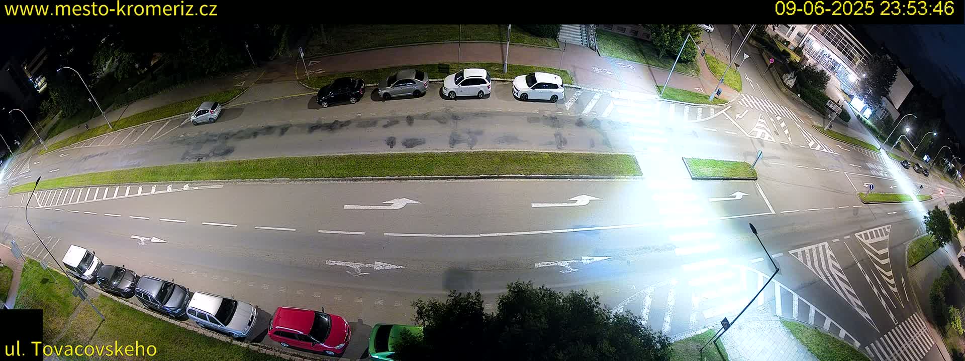 Kroměříž , Tovačovského Junction Live Cam - Kromeriz, Zlin, Czechia