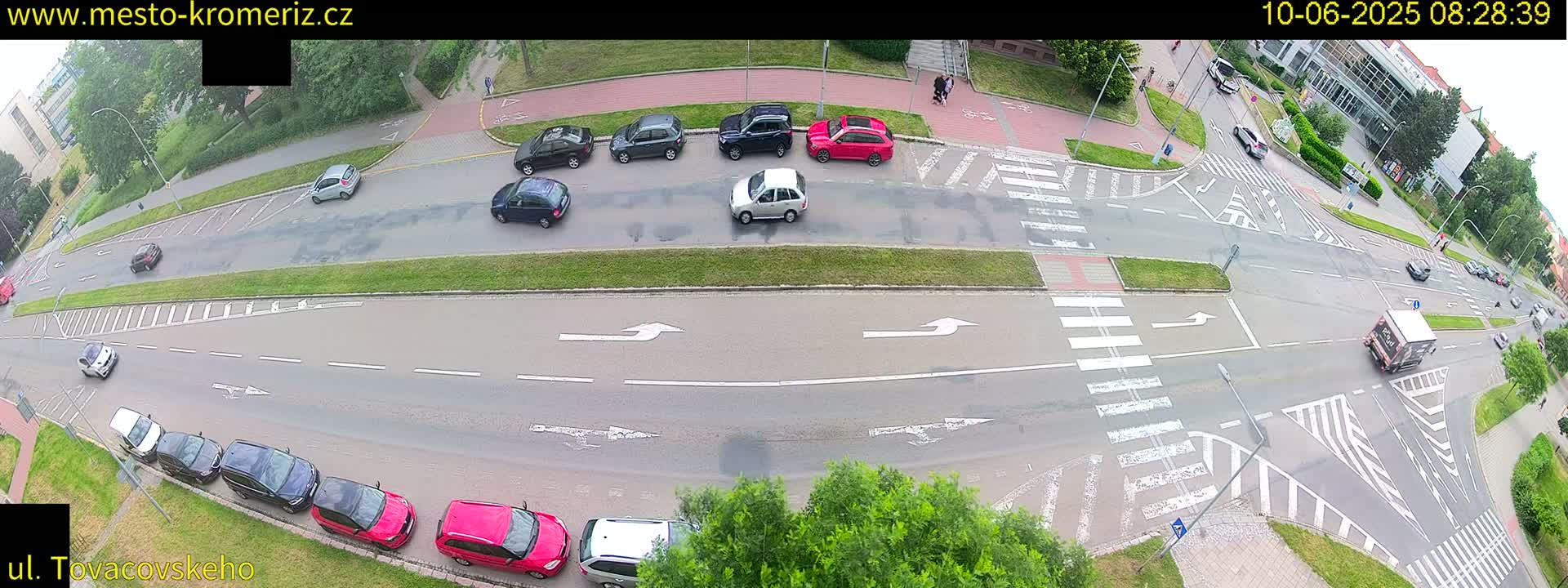 Kroměříž , Tovačovského Junction Live Cam - Kromeriz, Zlin, Czechia