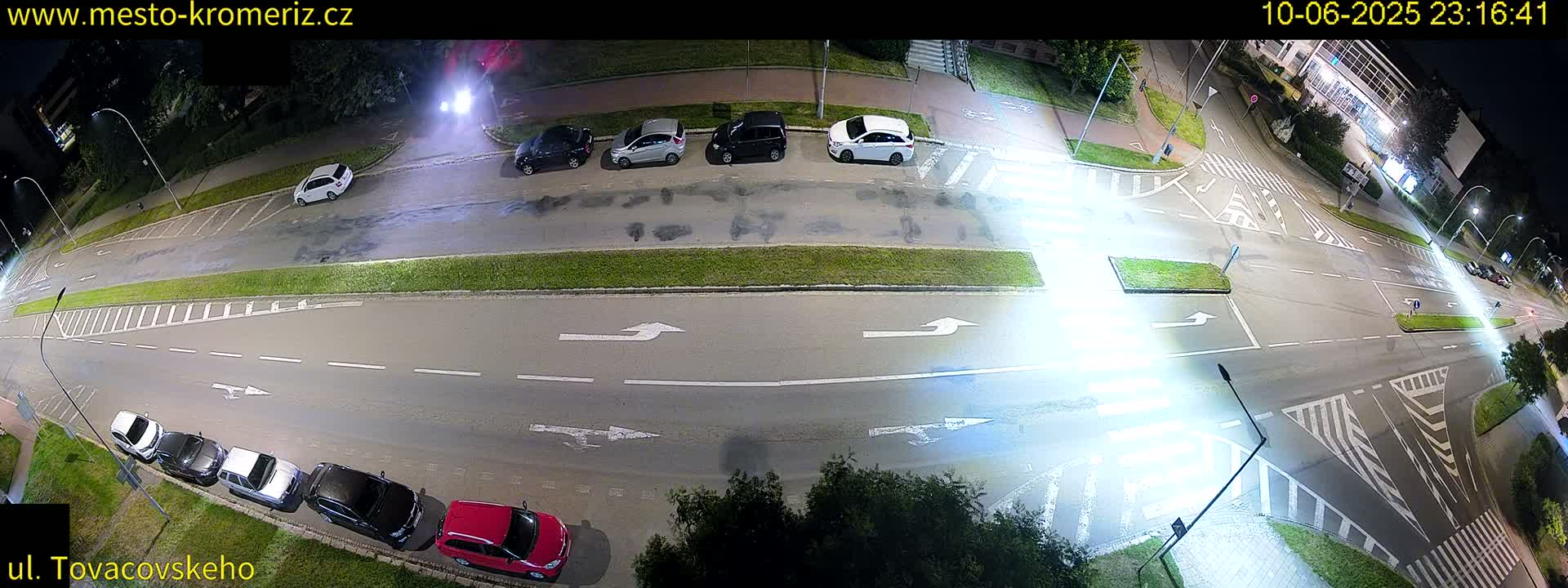 Kroměříž , Tovačovského Junction Live Cam - Kromeriz, Zlin, Czechia