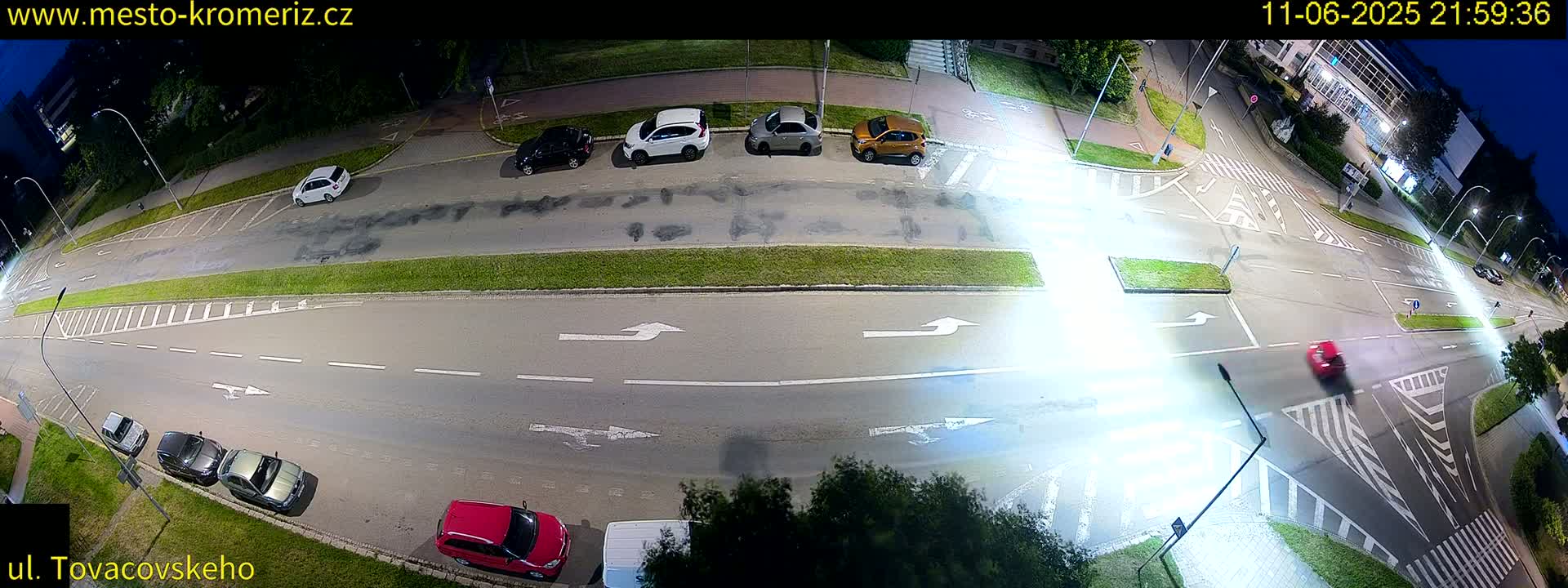 Kroměříž , Tovačovského Junction Live Cam - Kromeriz, Zlin, Czechia