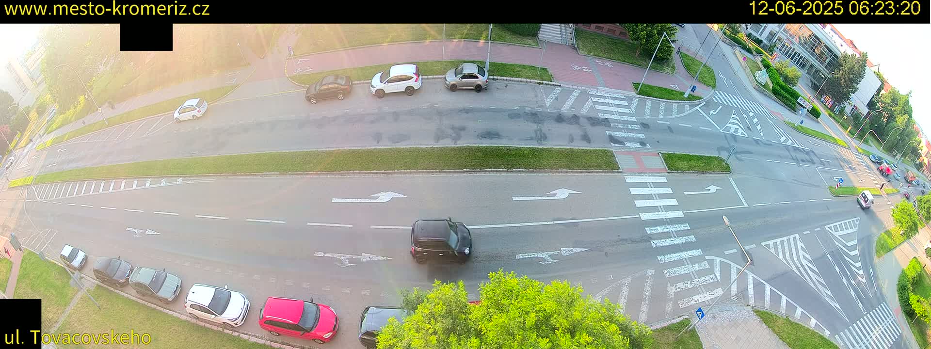 Kroměříž , Tovačovského Junction Live Cam - Kromeriz, Zlin, Czechia