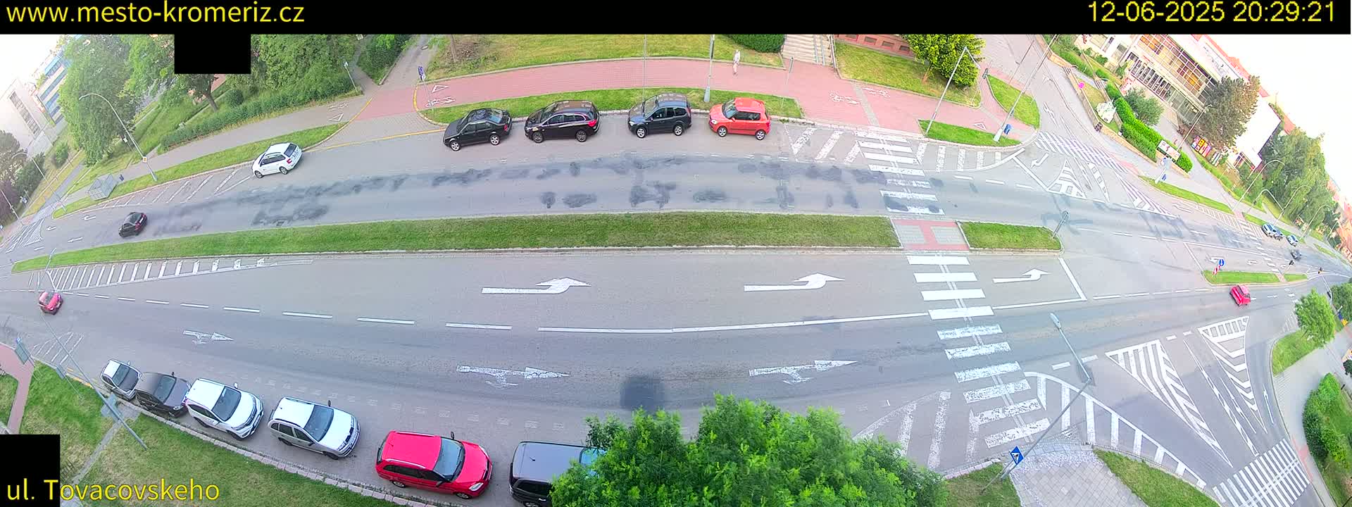Kroměříž , Tovačovského Junction Live Cam - Kromeriz, Zlin, Czechia