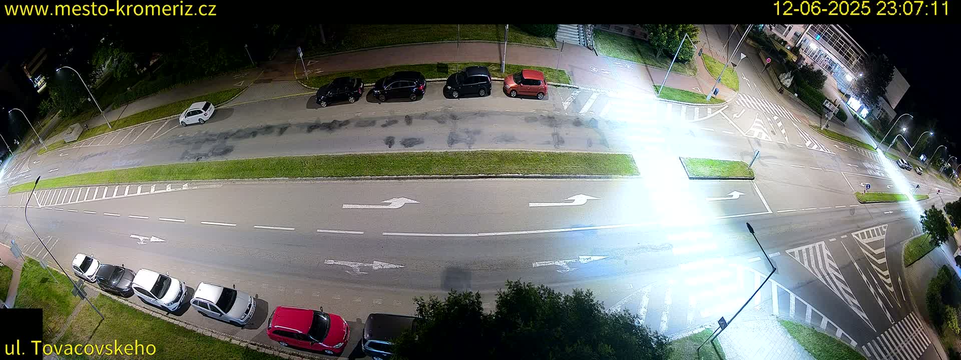 Kroměříž , Tovačovského Junction Live Cam - Kromeriz, Zlin, Czechia