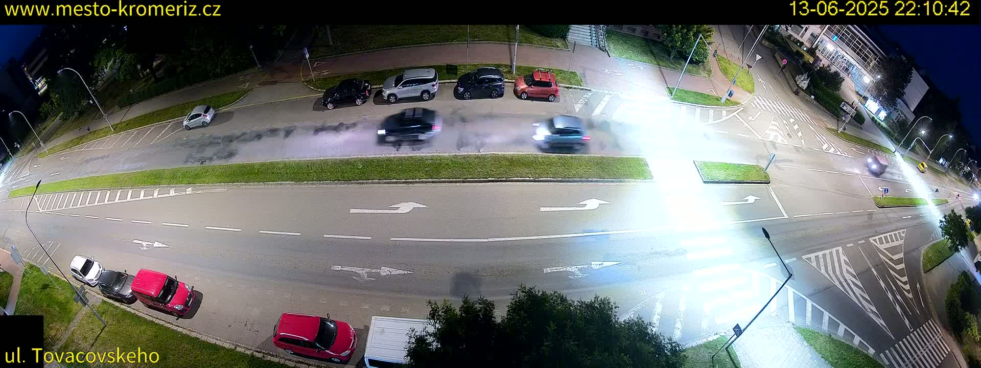 Kroměříž , Tovačovského Junction Live Cam - Kromeriz, Zlin, Czechia