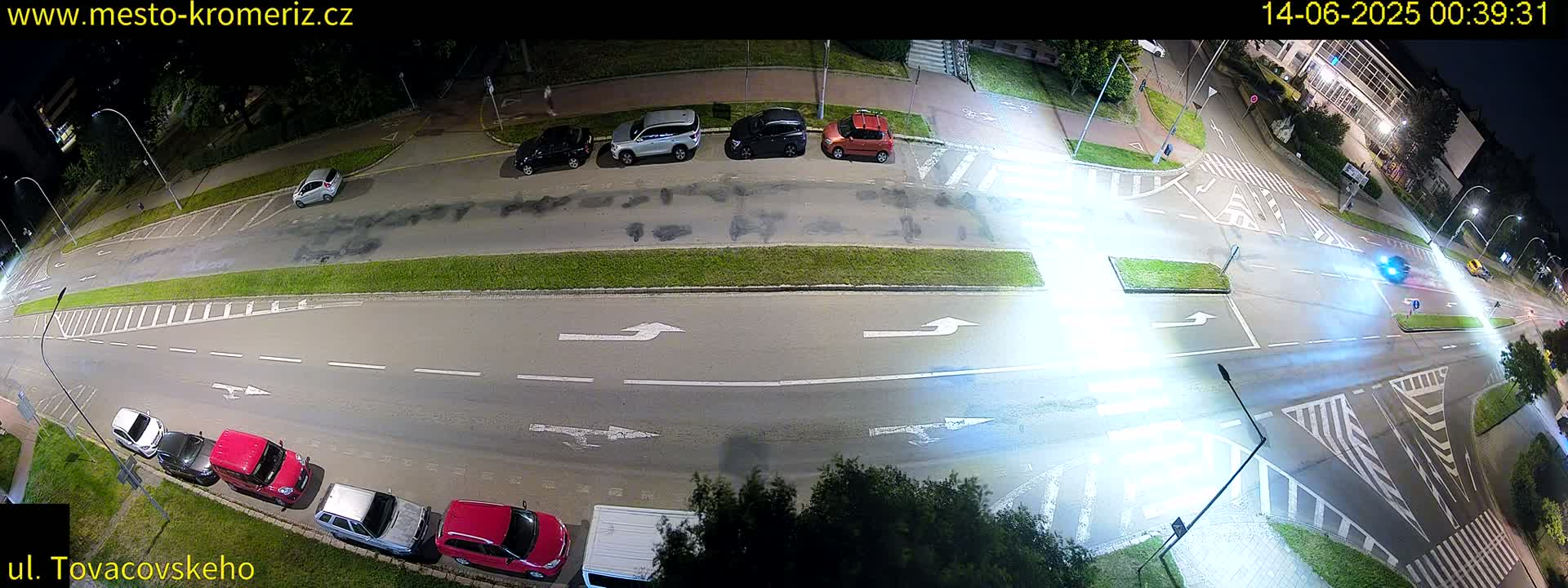 Kroměříž , Tovačovského Junction Live Cam - Kromeriz, Zlin, Czechia