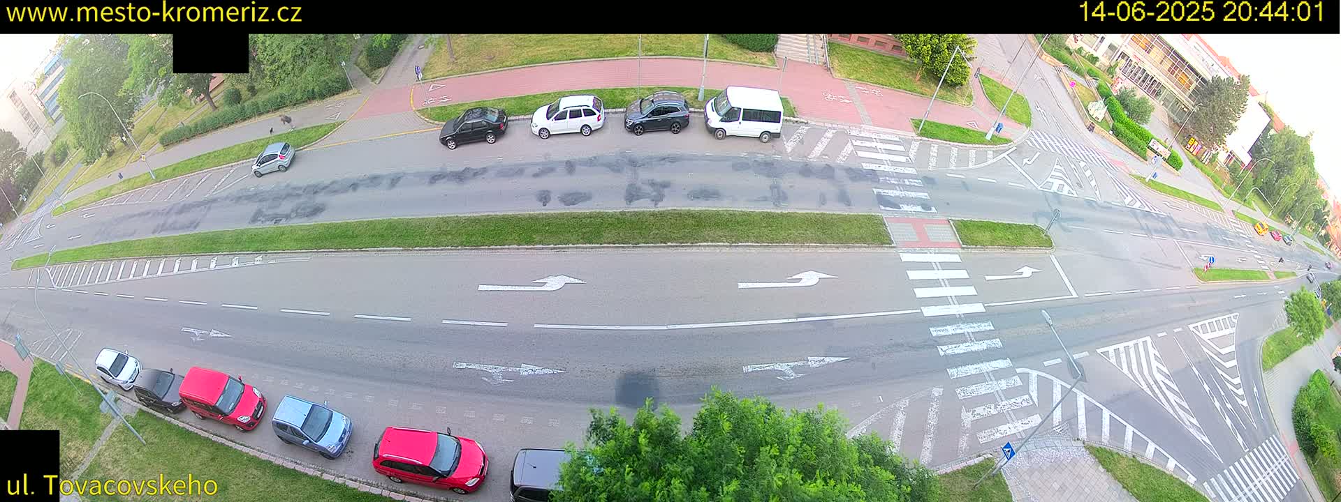 Kroměříž , Tovačovského Junction Live Cam - Kromeriz, Zlin, Czechia