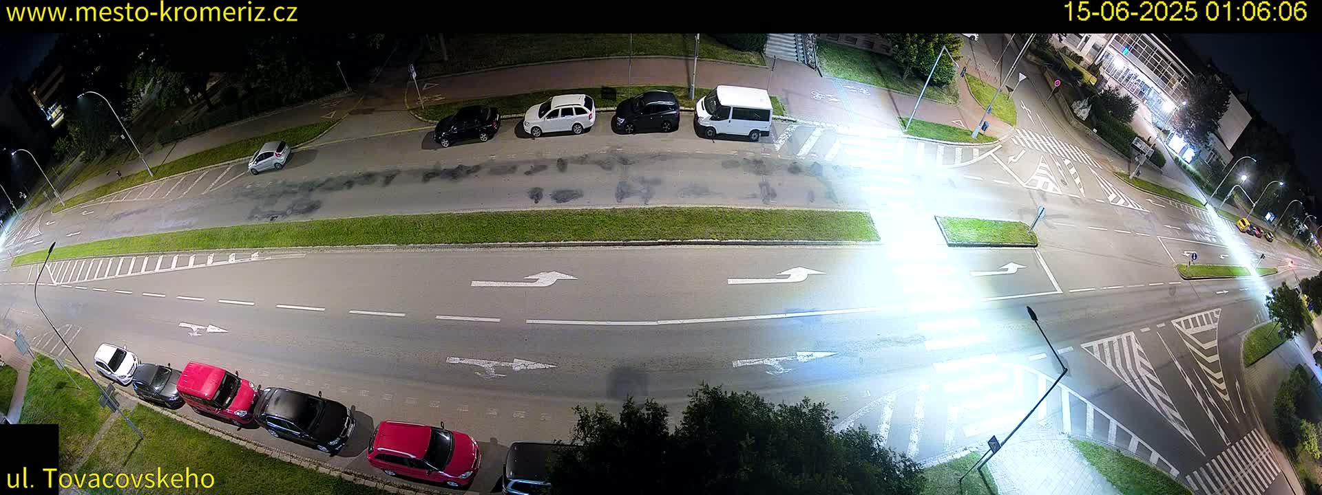 Kroměříž , Tovačovského Junction Live Cam - Kromeriz, Zlin, Czechia