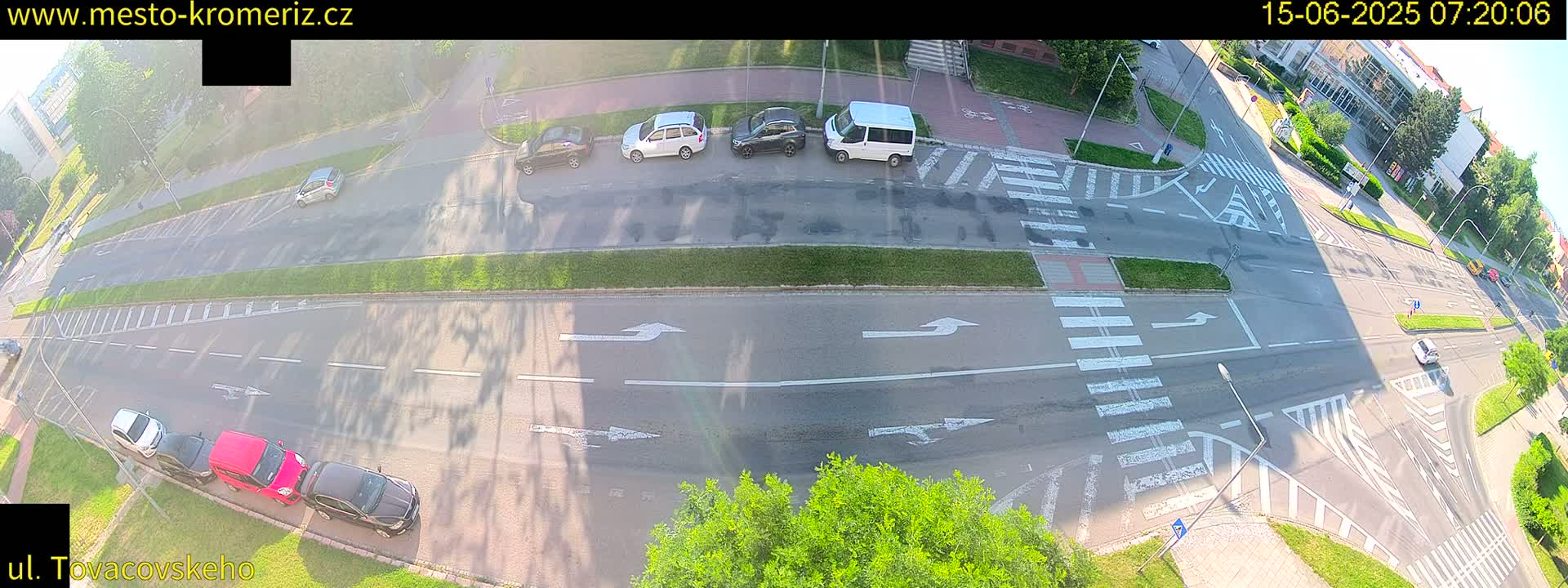 Kroměříž , Tovačovského Junction Live Cam - Kromeriz, Zlin, Czechia