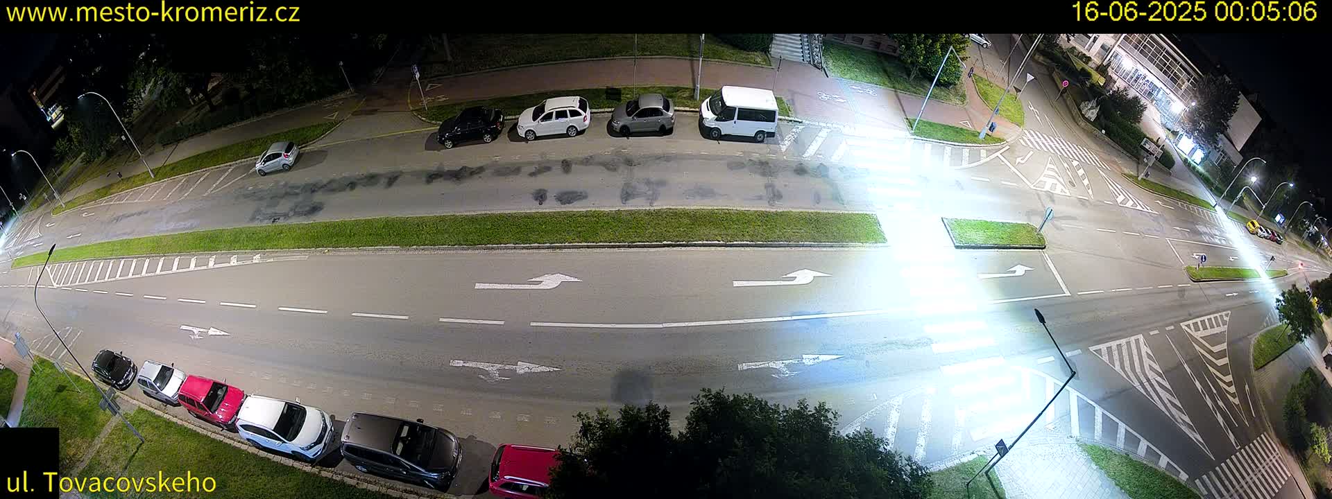 Kroměříž , Tovačovského Junction Live Cam - Kromeriz, Zlin, Czechia