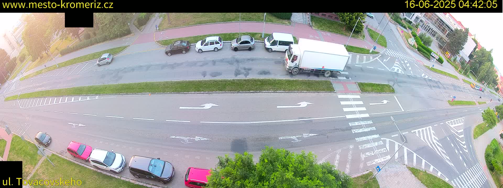 Kroměříž , Tovačovského Junction Live Cam - Kromeriz, Zlin, Czechia