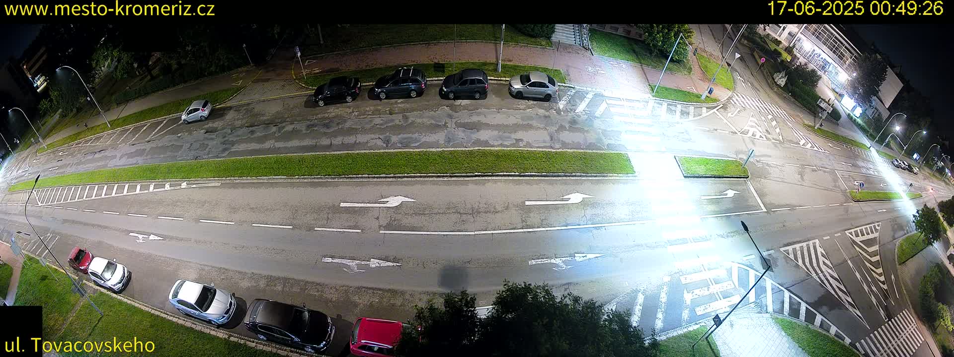 Kroměříž , Tovačovského Junction Live Cam - Kromeriz, Zlin, Czechia