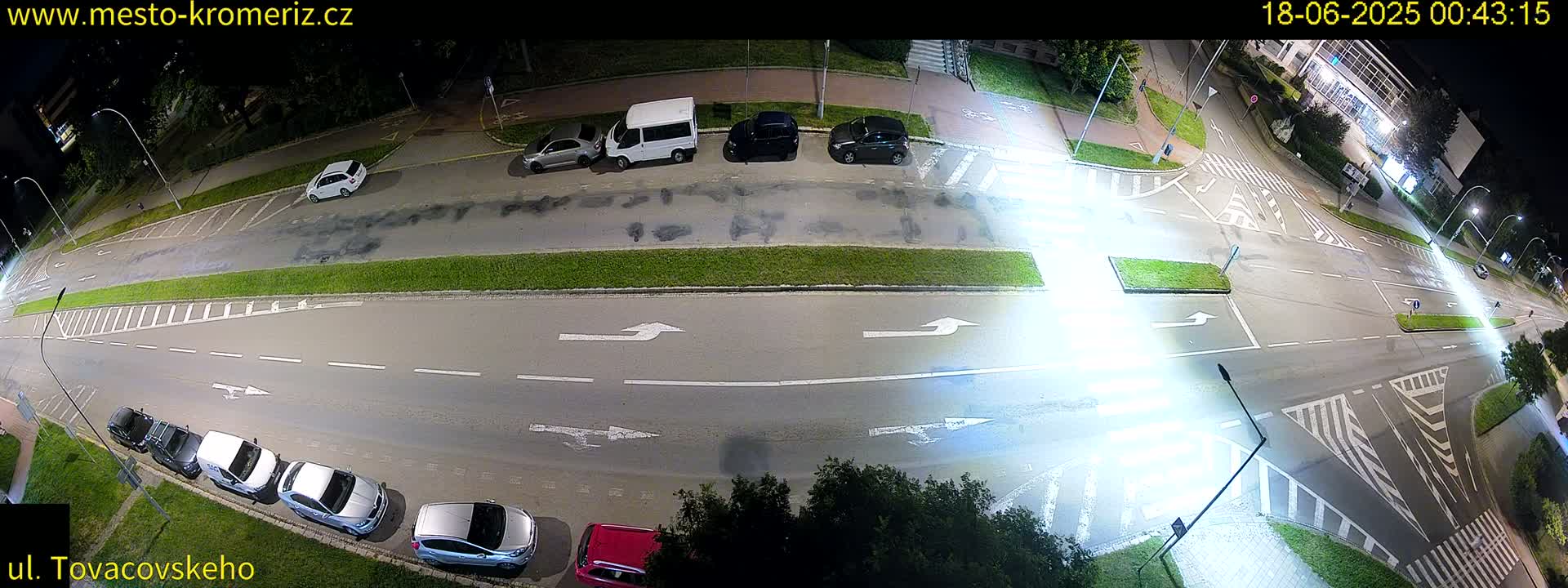 Kroměříž , Tovačovského Junction Live Cam - Kromeriz, Zlin, Czechia