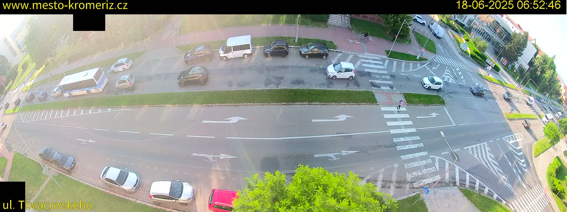 Kroměříž , Tovačovského Junction Live Cam - Kromeriz, Zlin, Czechia