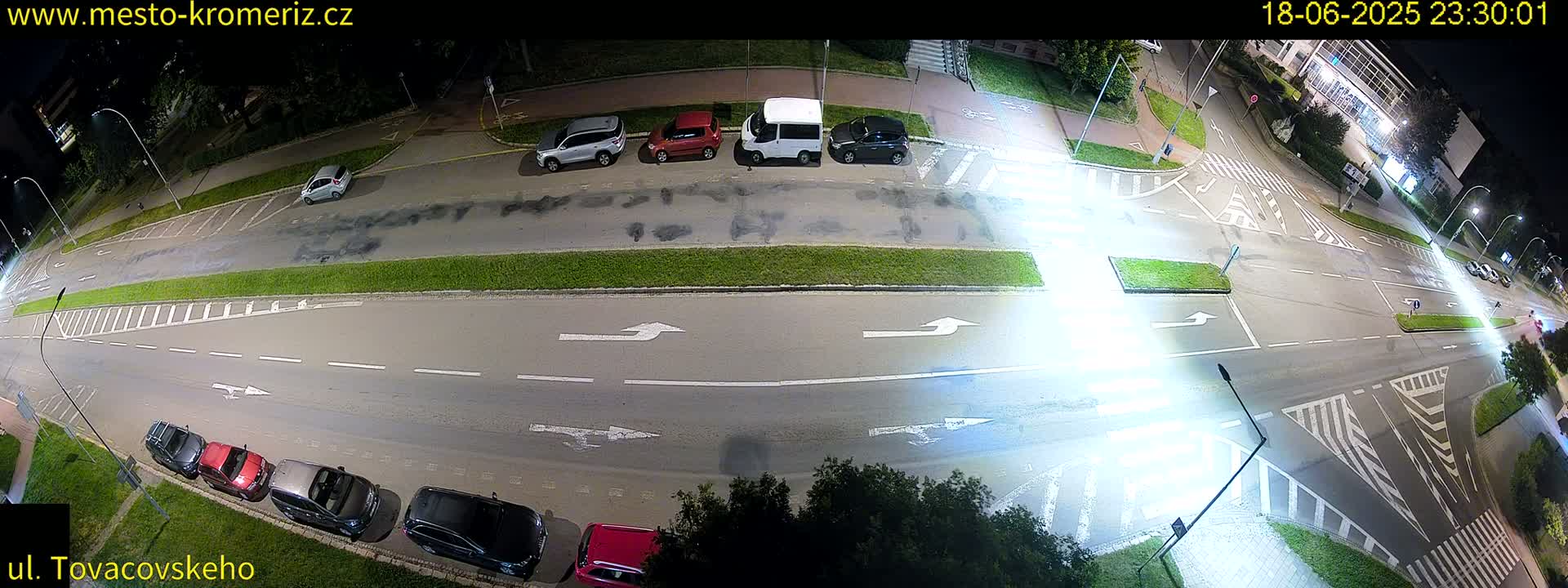 Kroměříž , Tovačovského Junction Live Cam - Kromeriz, Zlin, Czechia