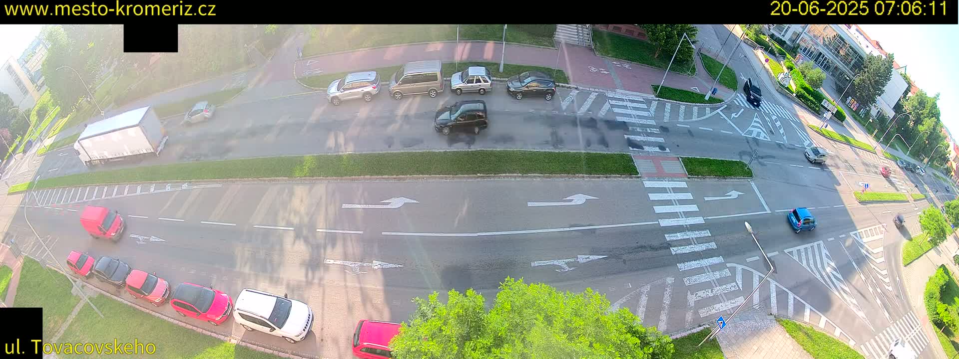 Kroměříž , Tovačovského Junction Live Cam - Kromeriz, Zlin, Czechia