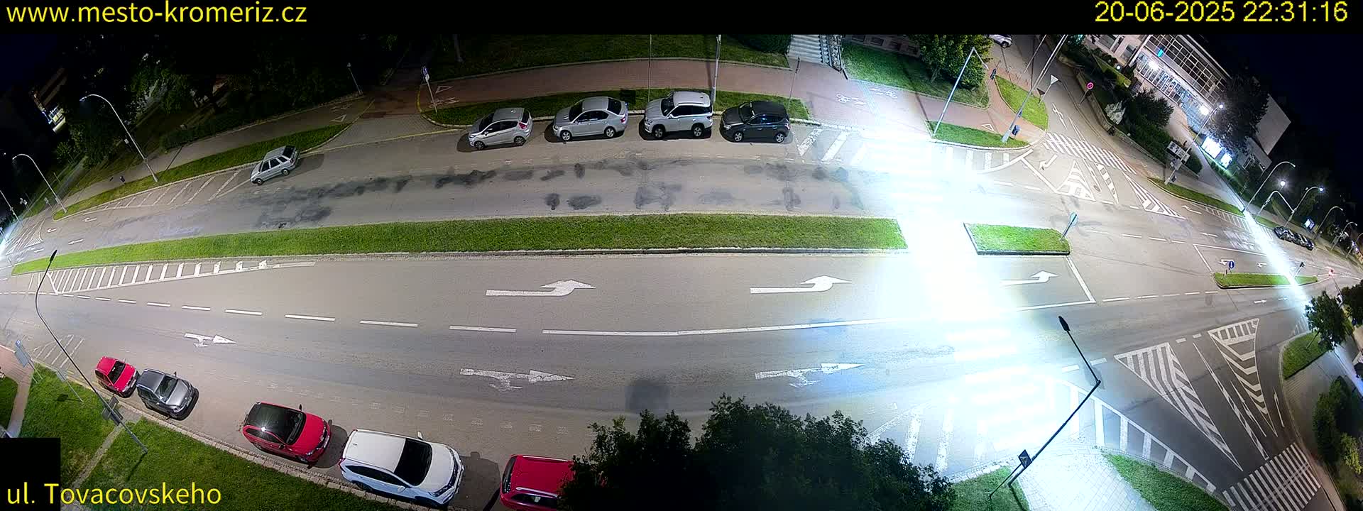 Kroměříž , Tovačovského Junction Live Cam - Kromeriz, Zlin, Czechia