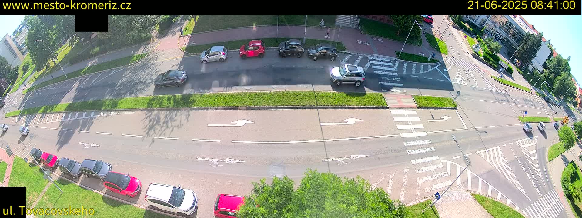 Kroměříž , Tovačovského Junction Live Cam - Kromeriz, Zlin, Czechia