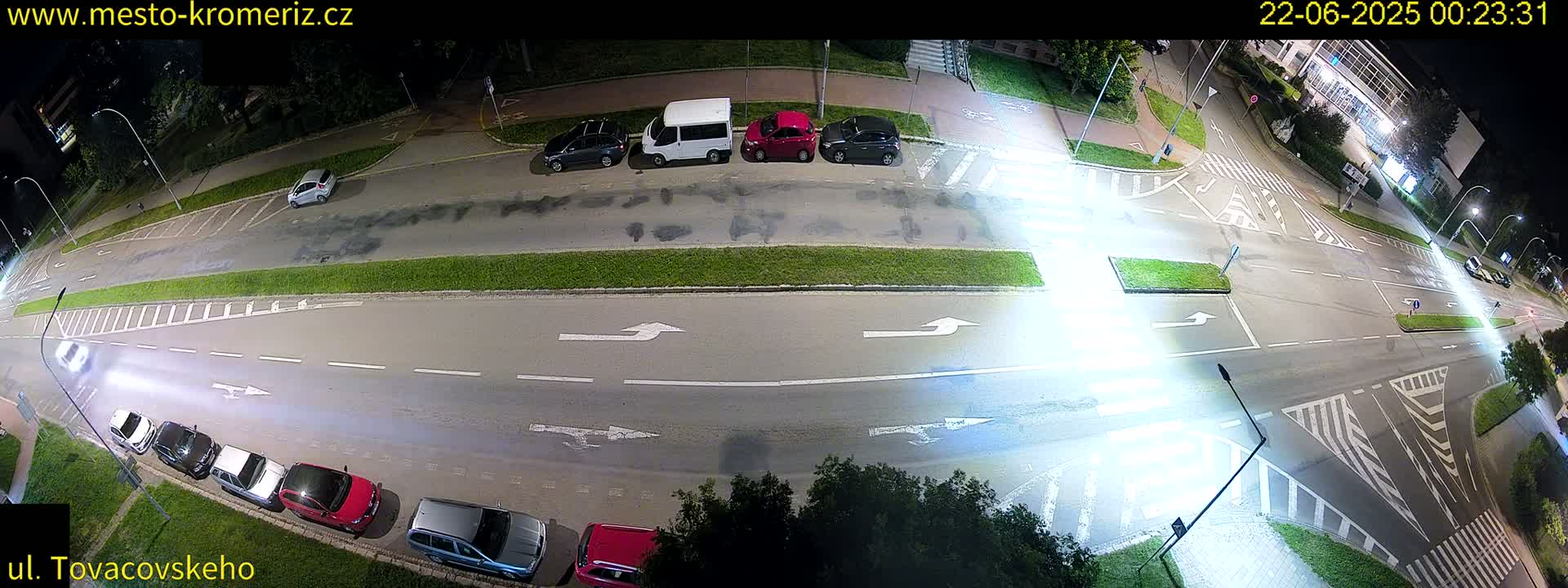 Kroměříž , Tovačovského Junction Live Cam - Kromeriz, Zlin, Czechia