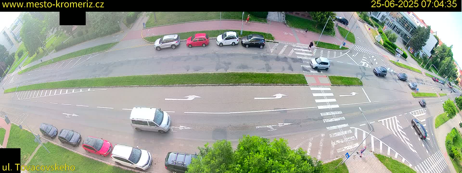 Kroměříž , Tovačovského Junction Live Cam - Kromeriz, Zlin, Czechia