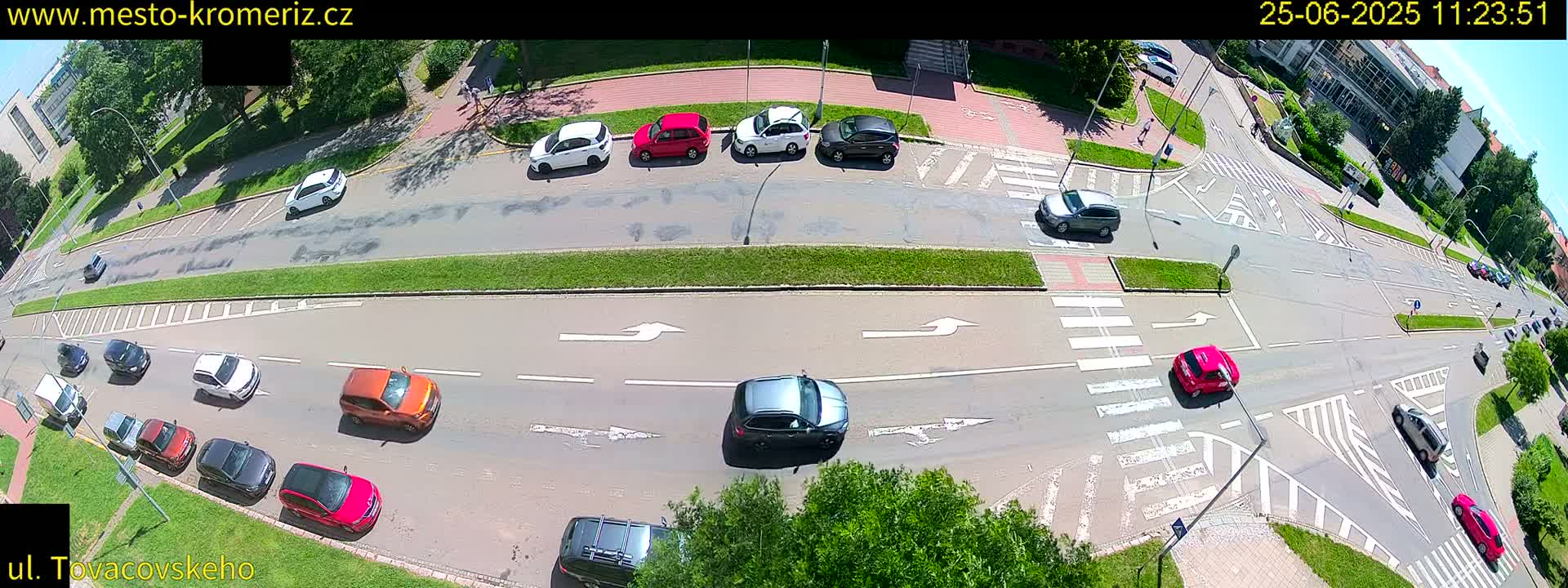 Kroměříž , Tovačovského Junction Live Cam - Kromeriz, Zlin, Czechia