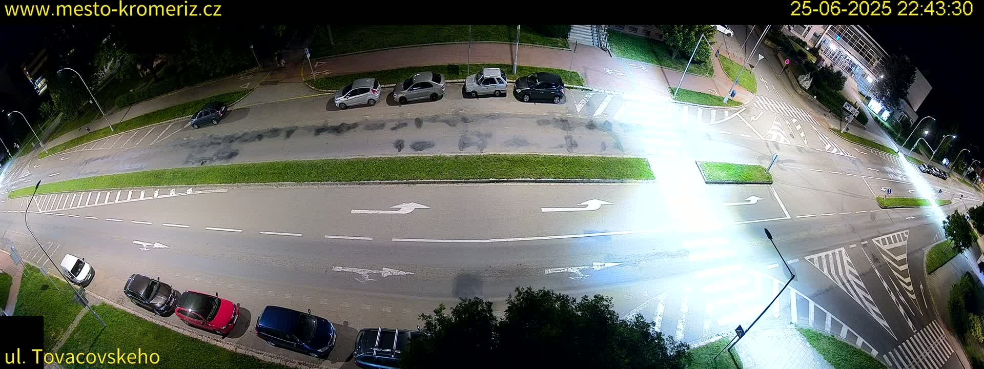 Kroměříž , Tovačovského Junction Live Cam - Kromeriz, Zlin, Czechia