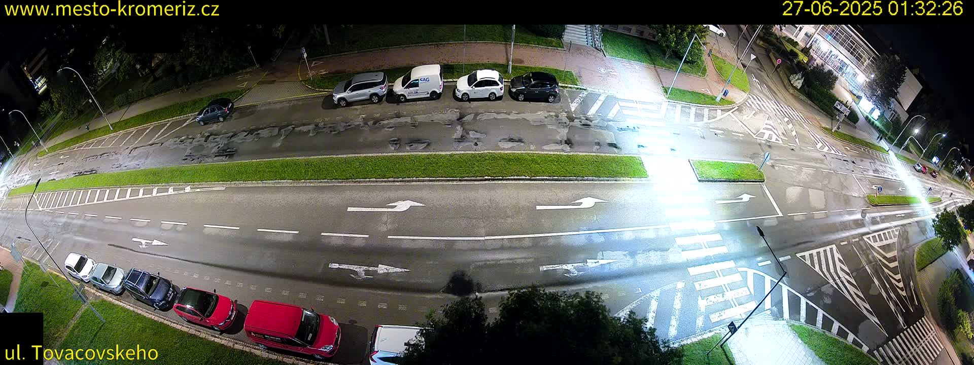 Kroměříž , Tovačovského Junction Live Cam - Kromeriz, Zlin, Czechia