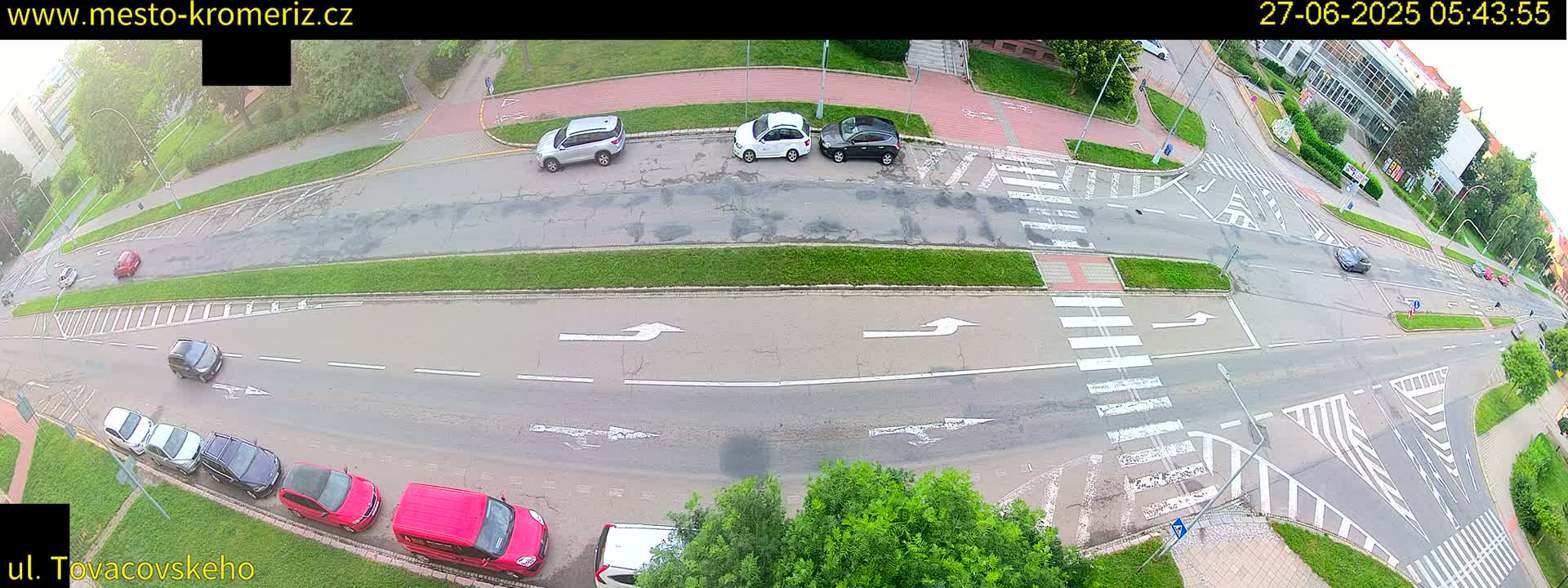 Kroměříž , Tovačovského Junction Live Cam - Kromeriz, Zlin, Czechia