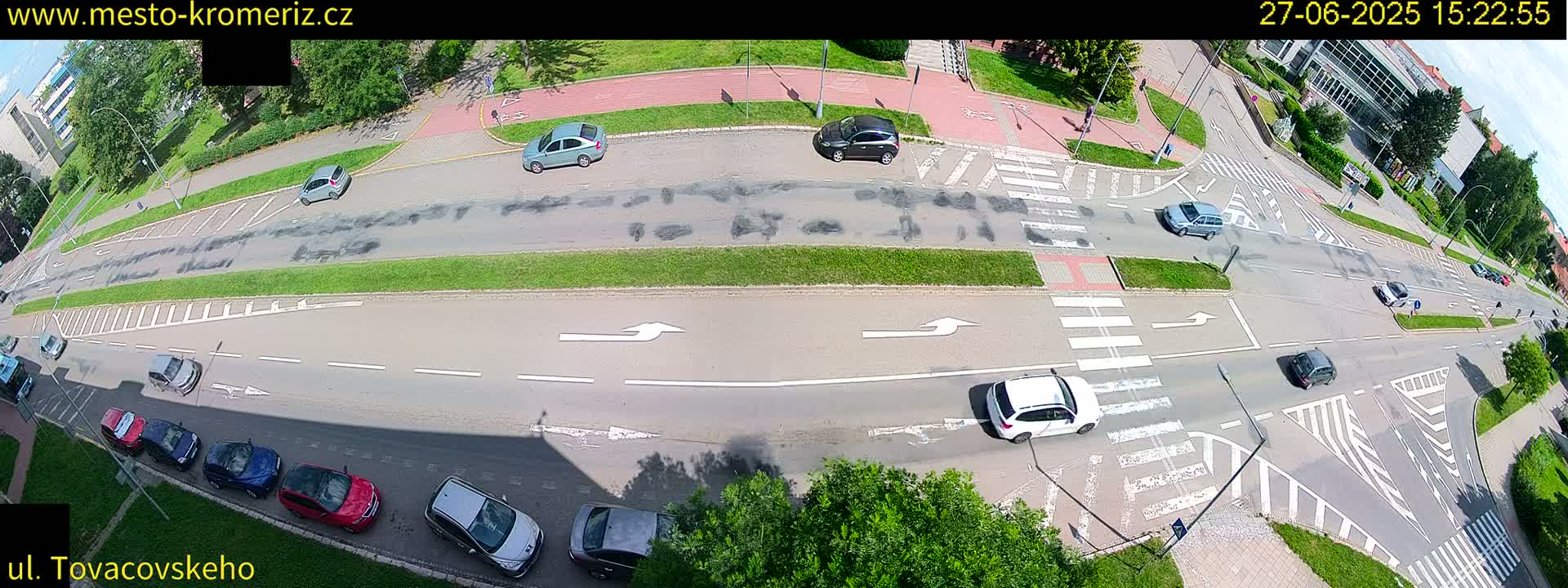 Kroměříž , Tovačovského Junction Live Cam - Kromeriz, Zlin, Czechia