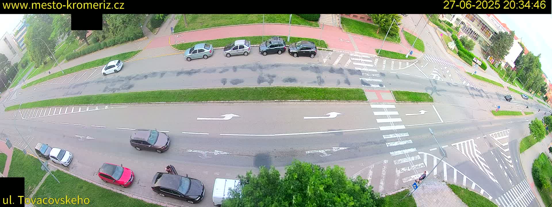 Kroměříž , Tovačovského Junction Live Cam - Kromeriz, Zlin, Czechia