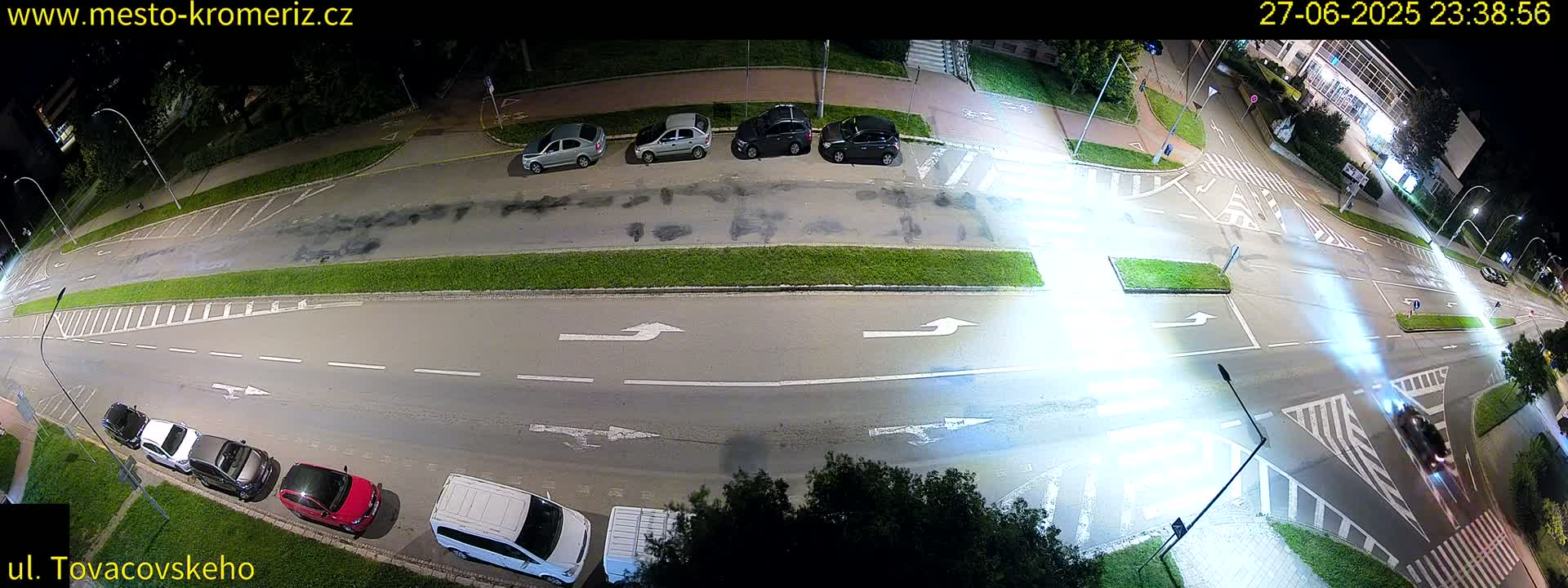 Kroměříž , Tovačovského Junction Live Cam - Kromeriz, Zlin, Czechia