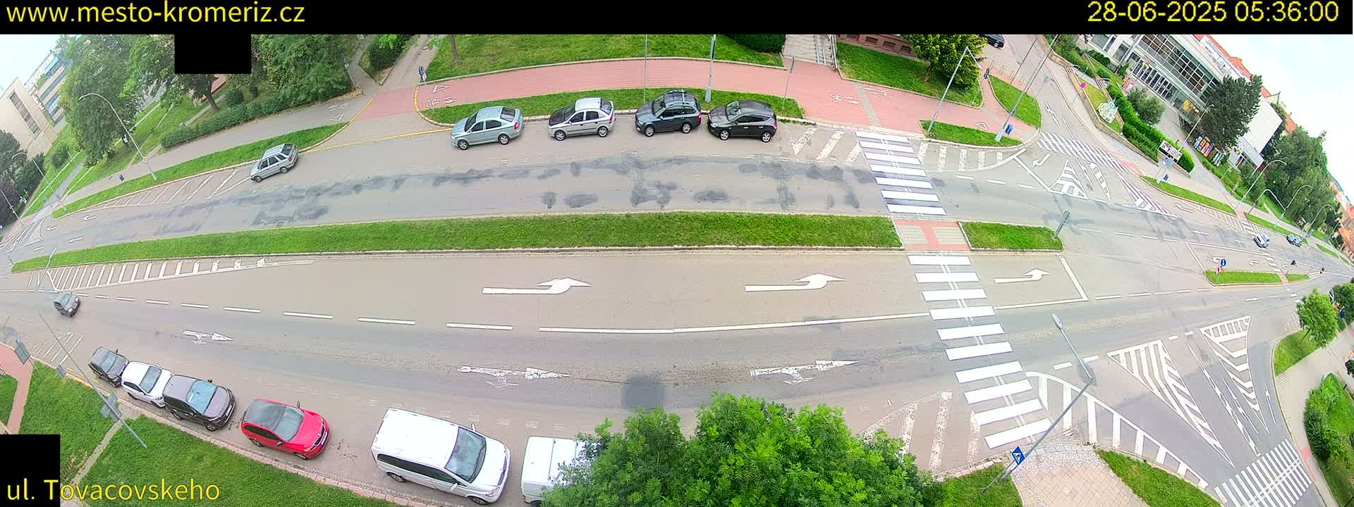 Kroměříž , Tovačovského Junction Live Cam - Kromeriz, Zlin, Czechia