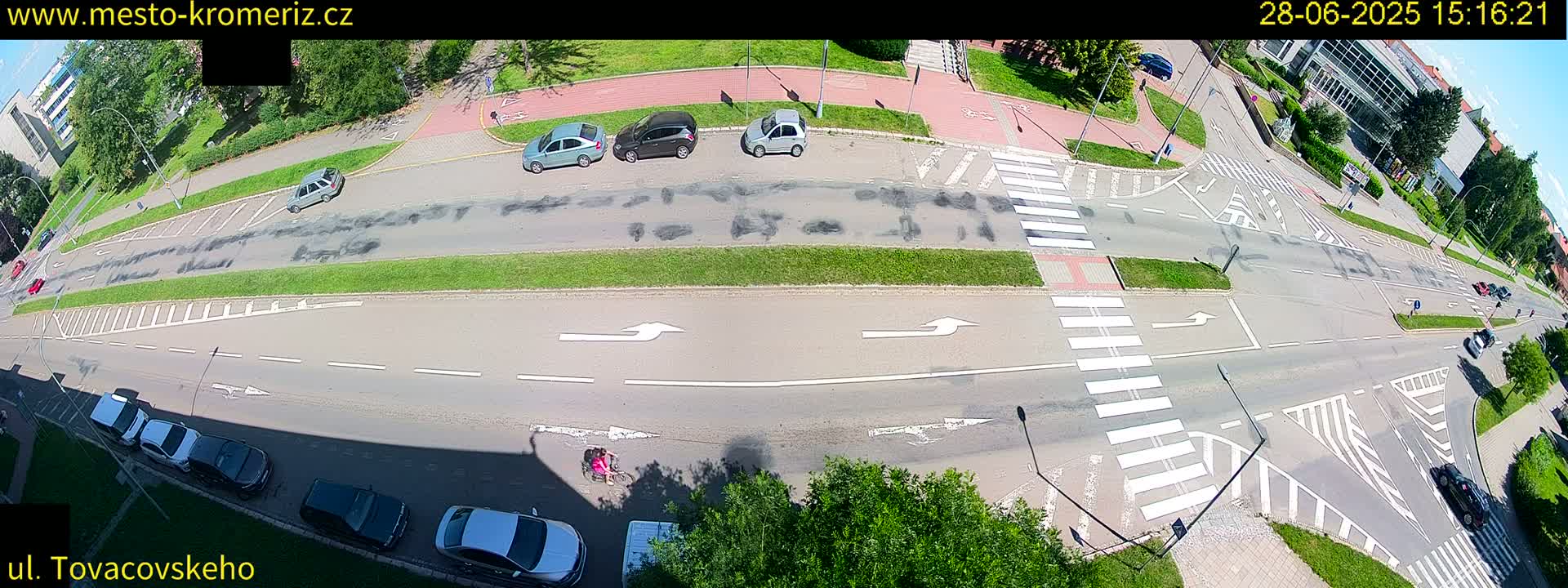 Kroměříž , Tovačovského Junction Live Cam - Kromeriz, Zlin, Czechia