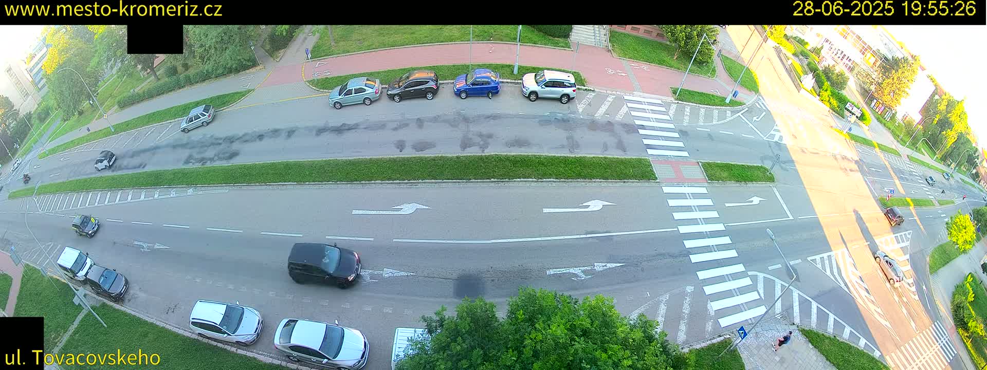 Kroměříž , Tovačovského Junction Live Cam - Kromeriz, Zlin, Czechia