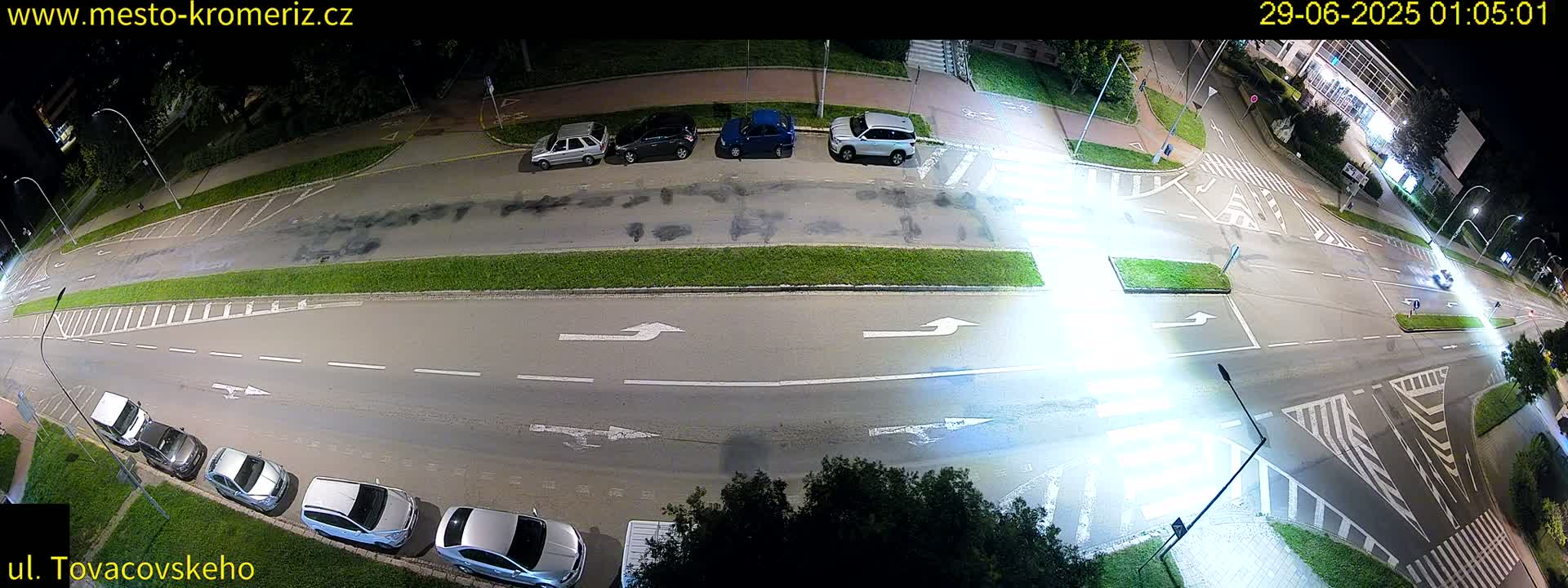 Kroměříž , Tovačovského Junction Live Cam - Kromeriz, Zlin, Czechia