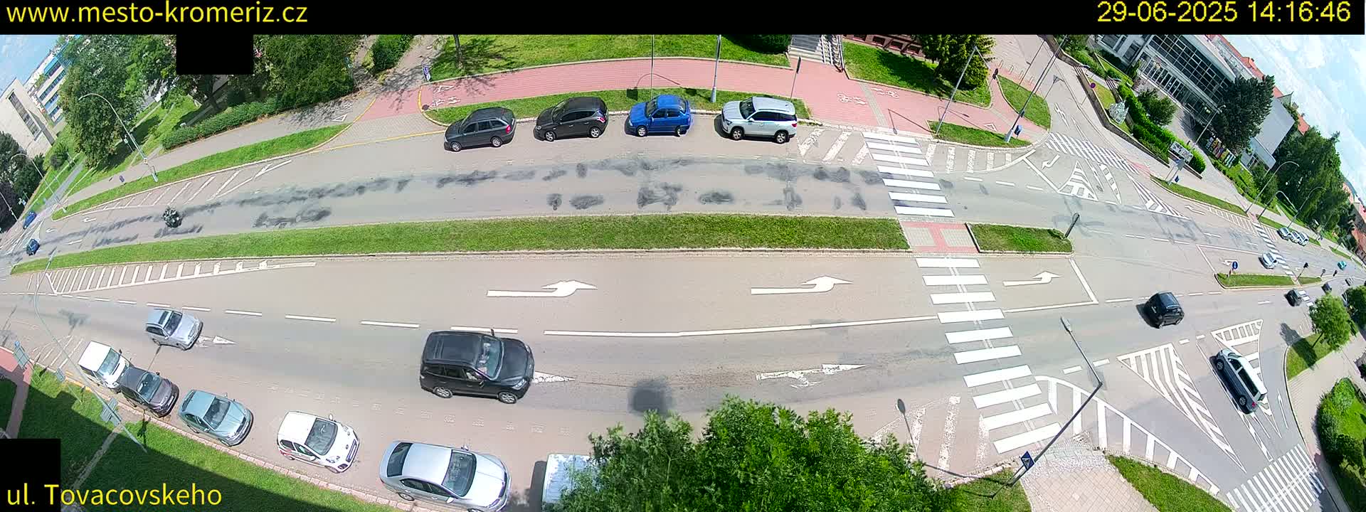 Kroměříž , Tovačovského Junction Live Cam - Kromeriz, Zlin, Czechia