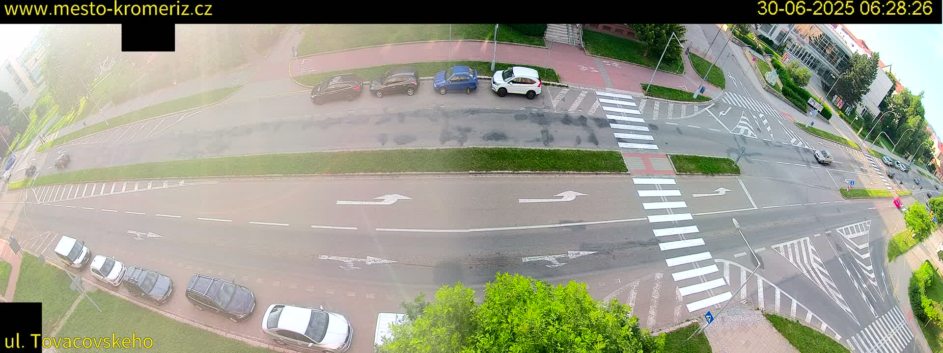 Kroměříž , Tovačovského Junction Live Cam - Kromeriz, Zlin, Czechia