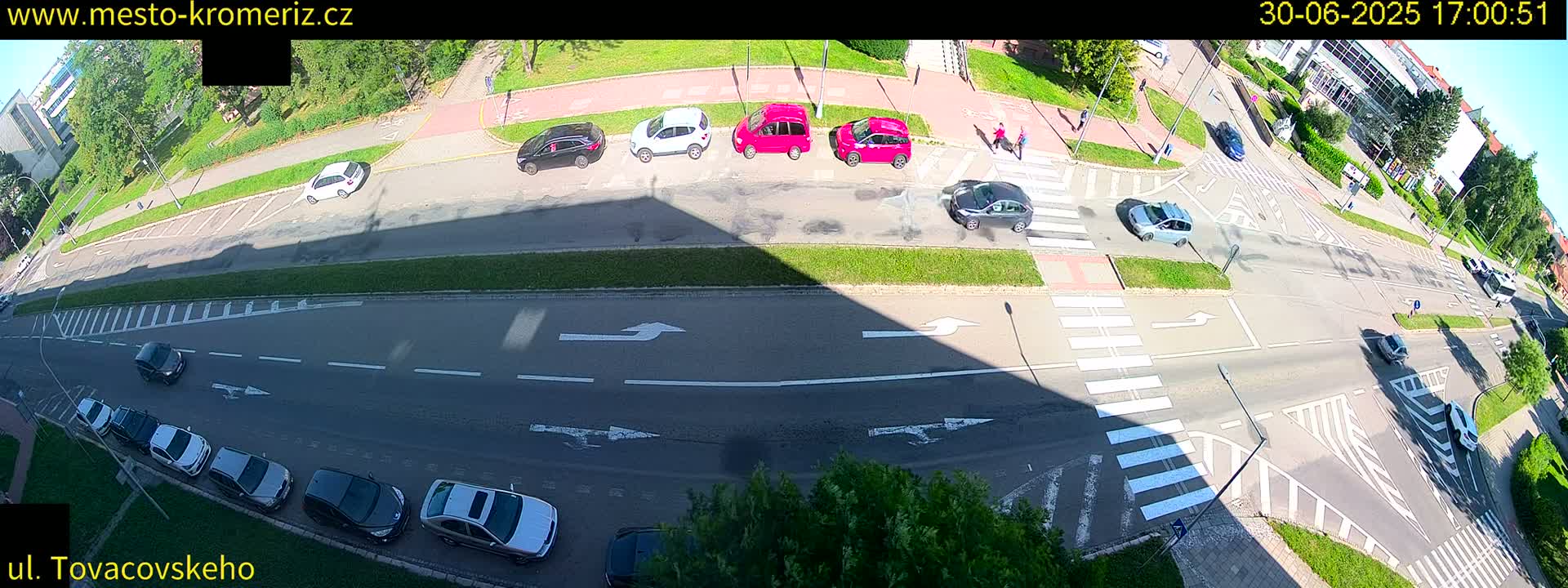 Kroměříž , Tovačovského Junction Live Cam - Kromeriz, Zlin, Czechia