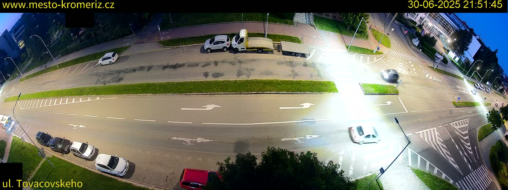 Kroměříž , Tovačovského Junction Live Cam - Kromeriz, Zlin, Czechia