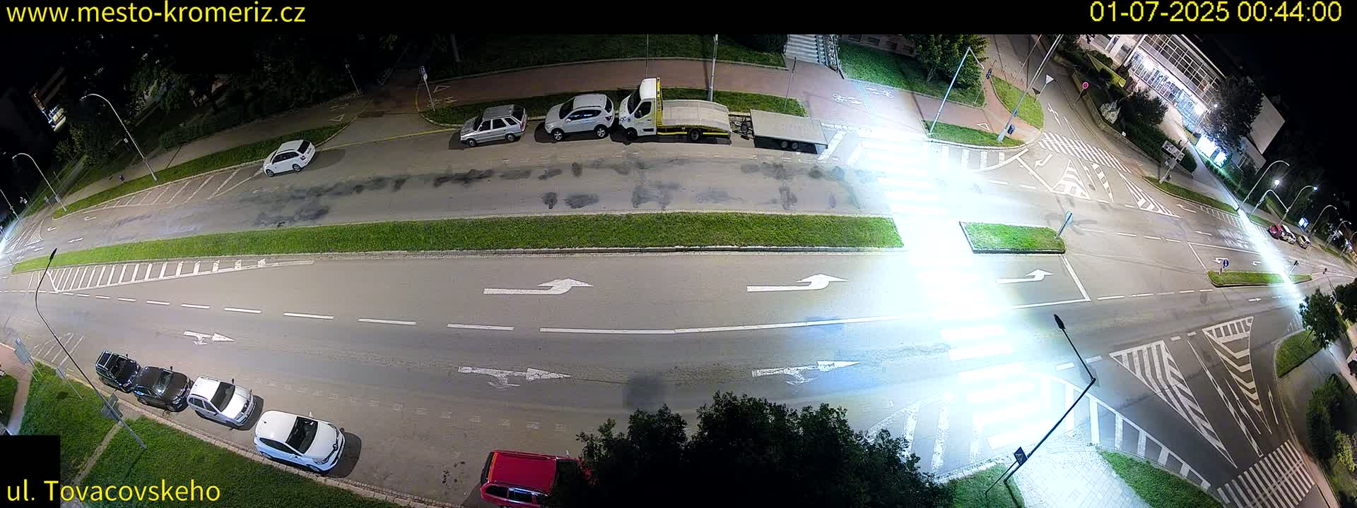 Kroměříž , Tovačovského Junction Live Cam - Kromeriz, Zlin, Czechia