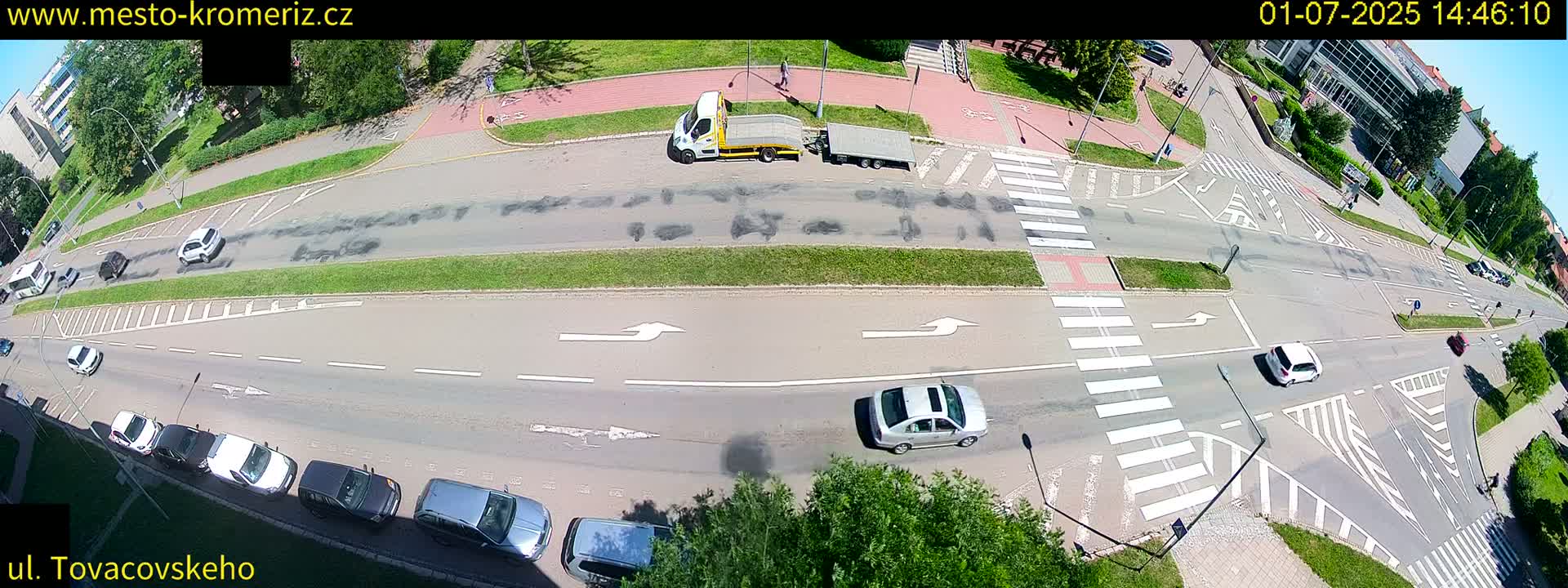 Kroměříž , Tovačovského Junction Live Cam - Kromeriz, Zlin, Czechia