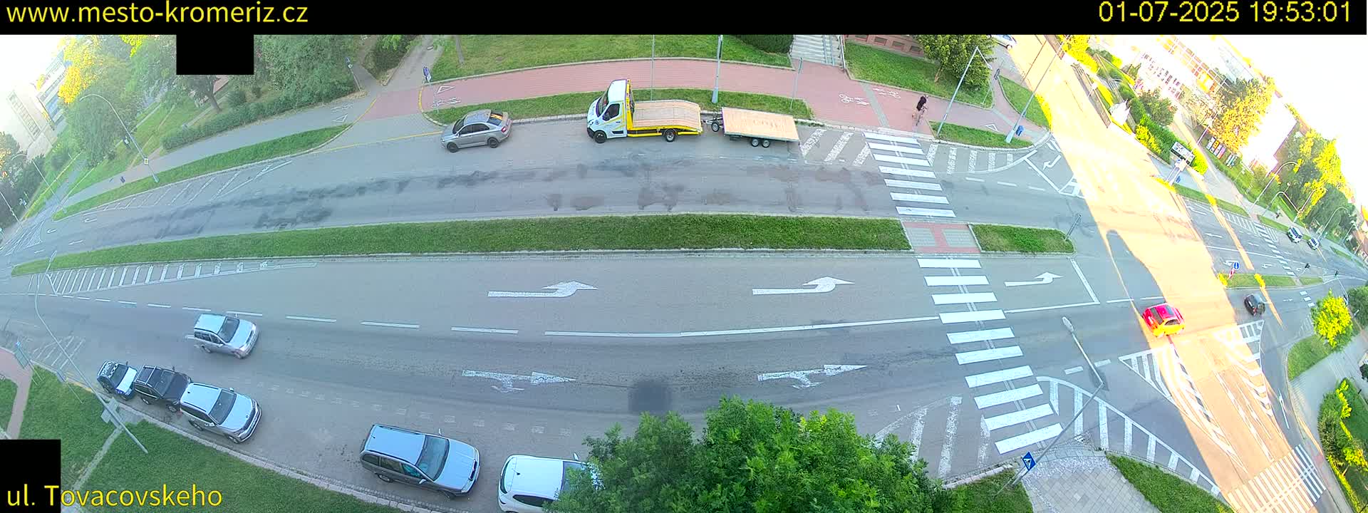 Kroměříž , Tovačovského Junction Live Cam - Kromeriz, Zlin, Czechia