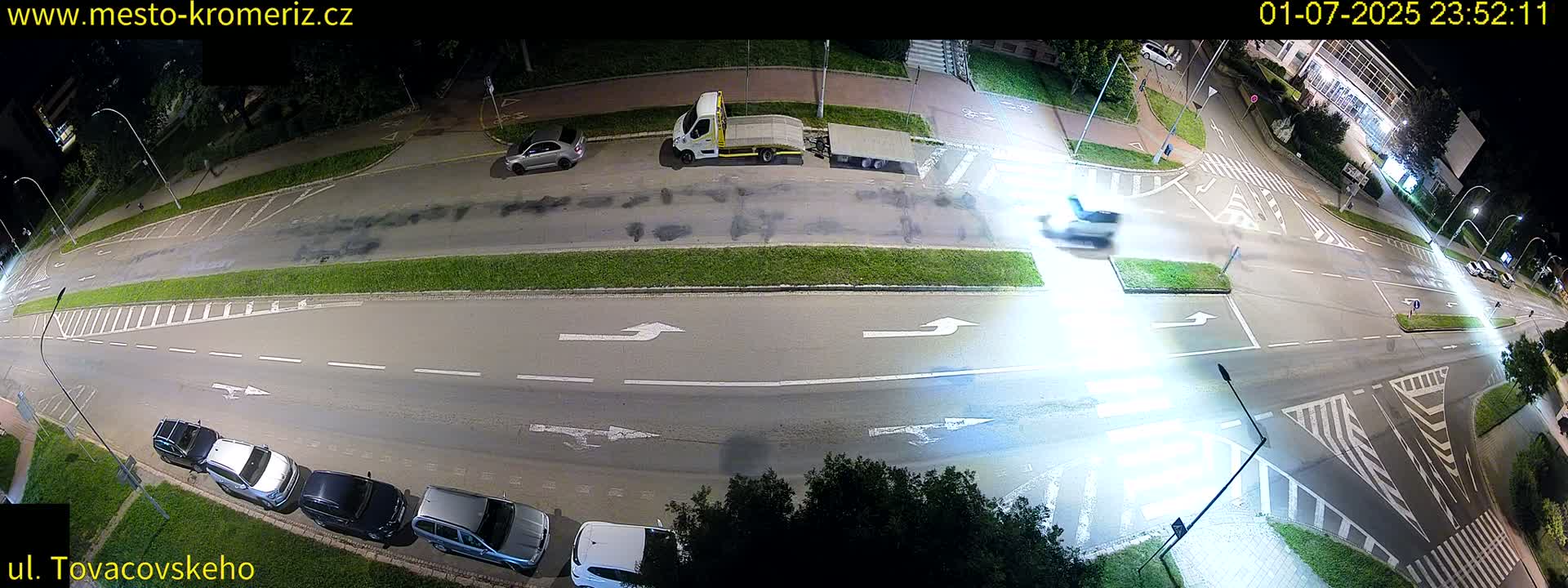 Kroměříž , Tovačovského Junction Live Cam - Kromeriz, Zlin, Czechia