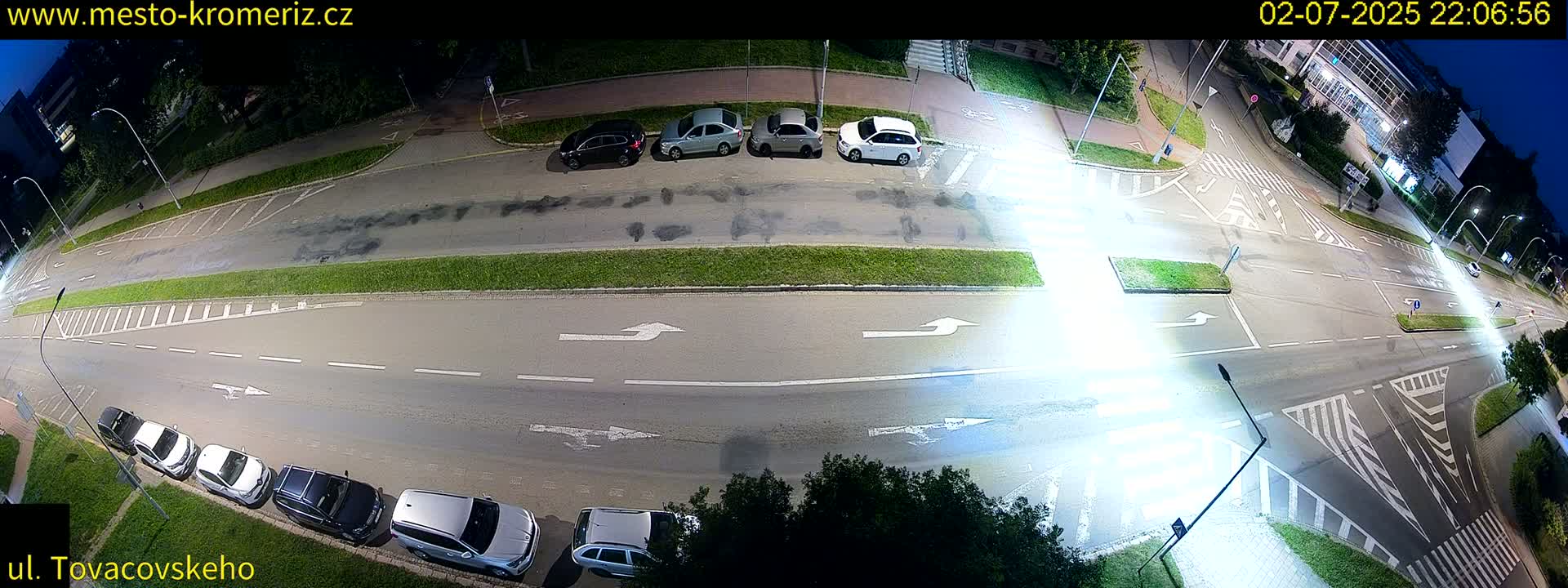 Kroměříž , Tovačovského Junction Live Cam - Kromeriz, Zlin, Czechia