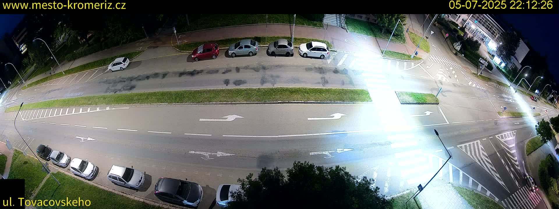 Kroměříž , Tovačovského Junction Live Cam - Kromeriz, Zlin, Czechia
